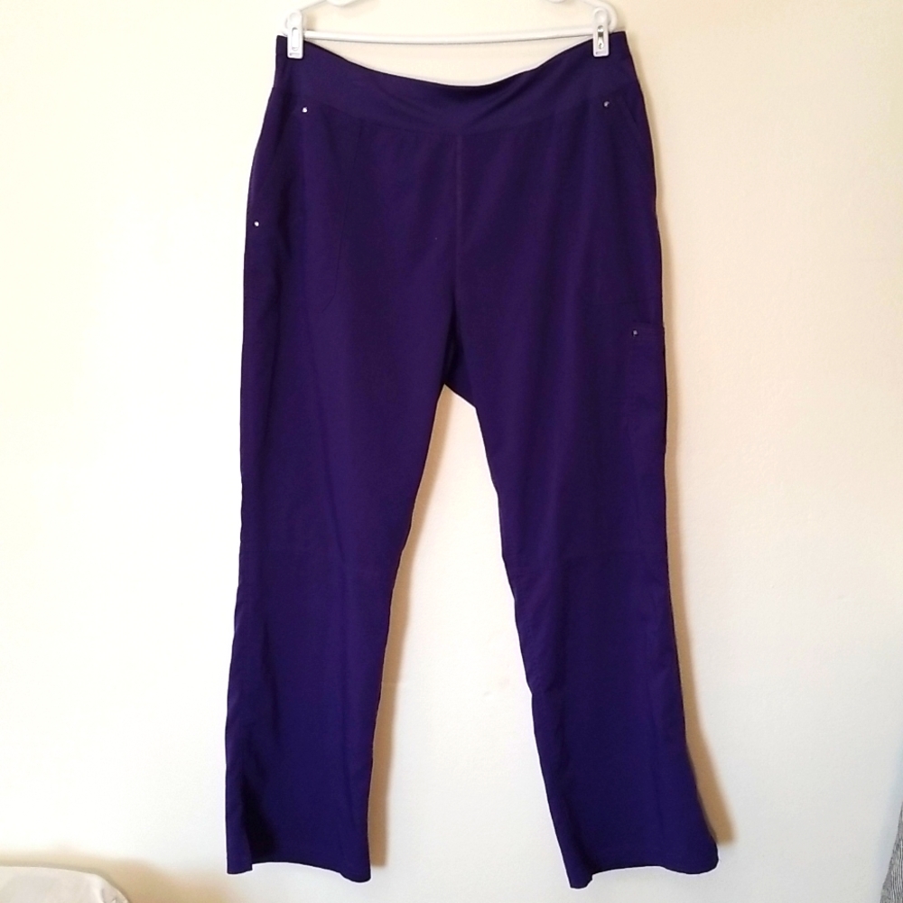 Healing Hands Purple Label Yoga Scrub Pants Sz. XL